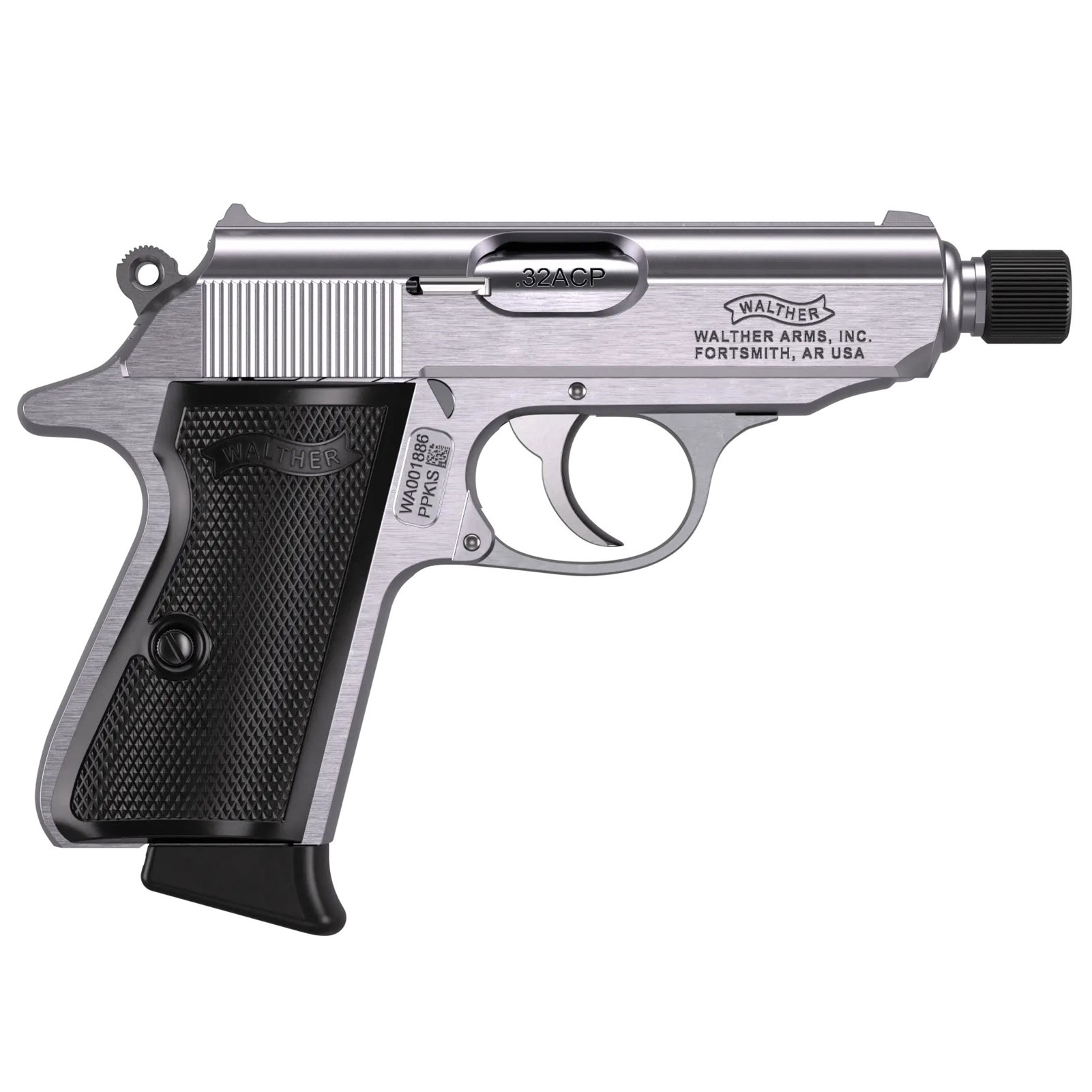 WALTHER PPK-S SD Stainless 32 ACP Pistol 4796044