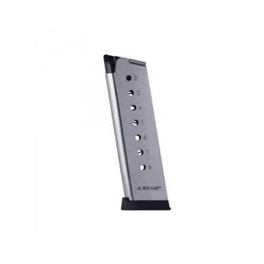 MECGAR 1911 45 ACP 8rd Stainless Steel Magazine MGCG4508SPF