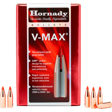 HORNADY 270 Cal 277 110Gr VMax 100Rd Box Bullets 22721
