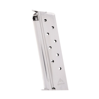 MECGAR 1911 10mm 8rd Nickel Magazine MGCGOV10N