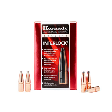 HORNADY InterLock 270 Cal 140Gr BTSP Rifle Bullets 2735