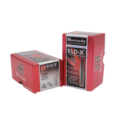 HORNADY 284 Cal 150Gr ELDX Rifle Bullets 2826