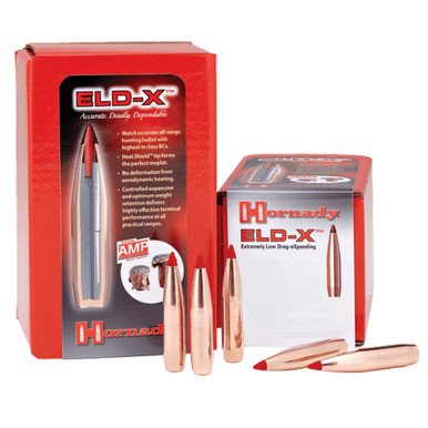 HORNADY ELDX 7mm 175gr 100Box Rifle Bullets 2841