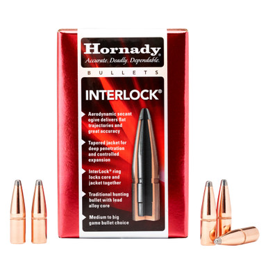 HORNADY InterLock 7mm 175gr SP 100Box Rifle Bullets 2850