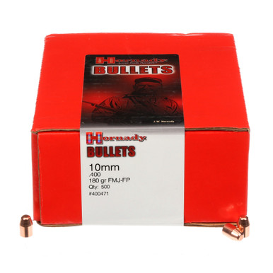 Shop HORNADY 10mm 180gr FMJ-FP 500/Box Handgun Bullets (400471). Buy best Pistol Bullets from gritrsports.com | Reviews and Shipping options available