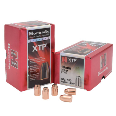 HORNADY XTP 10mm 200gr 100Box Handgun Bullets 40060
