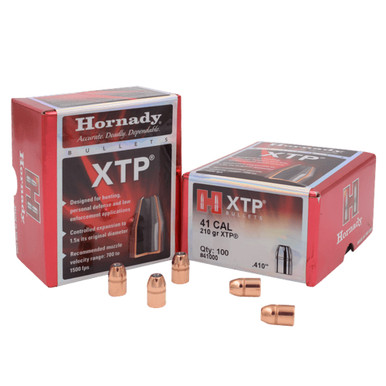 HORNADY XTP 41 Cal 210gr 100Box Handgun Bullets 41000
