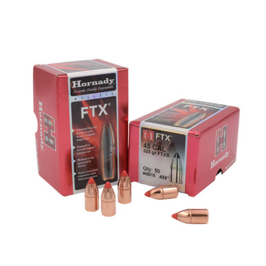HORNADY 45 Caliber 325Gr FTX Rifle Bullets 45015