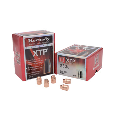 HORNADY 45 Caliber 250Gr XTP Pistol Bullets 45200