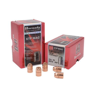 HORNADY 50 Caliber 350Gr XTP Mag Pistol Bullets 50100