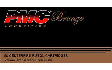 Shop PMC Bronze 380 ACP 90 Grain FMJ Ammo, 50 Round Box (380A). Buy best Pistol Bullets from gritrsports.com | Reviews and Shipping options available