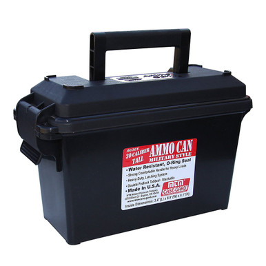 Shop MTM 30 Caliber Tall Black Ammo Can (AC30T40). Buy best Ammo Cans from gritrsports.com | Reviews and Shipping options available