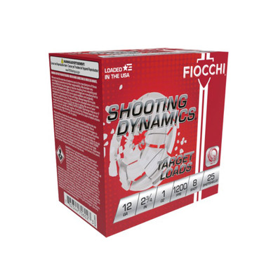 Shop FIOCCHI Shooting Dynamics 12 Gauge 2.75in #8 Bulk Ammo, 250 Round Case (12SD1H8-CASE). Buy best Shotgun Shells from gritrsports.com | Reviews and Shipping options available