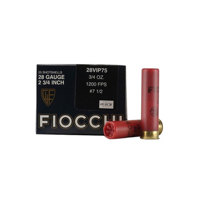 Shop FIOCCHI VIP 28 Gauge 2.75in #7.5 Bulk Ammo, 250 Round Case (28VIP75-CASE). Buy best Shotgun Shells from gritrsports.com | Reviews and Shipping options available