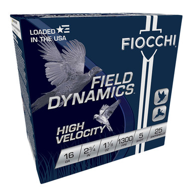 Shop FIOCCHI Hi Velocity 16 Gauge 2.75in #5 Ammo, 25 Round Box (16HV5). Buy best Shotgun Shells from gritrsports.com | Reviews and Shipping options available