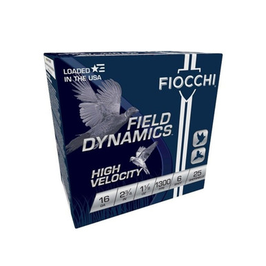 Shop FIOCCHI Hi Velocity 16 Gauge 2.75in #6 Ammo, 25 Round Box (16HV6). Buy best Shotgun Shells from gritrsports.com | Reviews and Shipping options available
