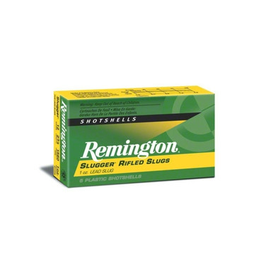 Shop REMINGTON Slugger 12 Gauge 2.75in Rifled Slug Ammo, 5 Round Box (SP12RS). Buy best Shotgun Shells from gritrsports.com | Reviews and Shipping options available