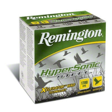 Shop REMINGTON Hypersonic 12 Gauge 3in #2 Ammo, 25 Round Box (HSS12M2). Buy best Shotgun Shells from gritrsports.com | Reviews and Shipping options available