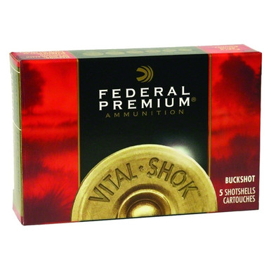 Shop FEDERAL Vital-Shok 12 Gauge 2.75in 00 Buckshot Ammo, 5 Round Box (P15400). Buy best Shotgun Shells from gritrsports.com | Reviews and Shipping options available
