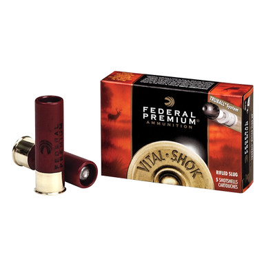 Shop FEDERAL Vital-Shok TRUBALL 20 Gauge 2.75in Rifled Slug Ammo, 5 Round Box (PB203RS). Buy best Shotgun Shells from gritrsports.com | Reviews and Shipping options available