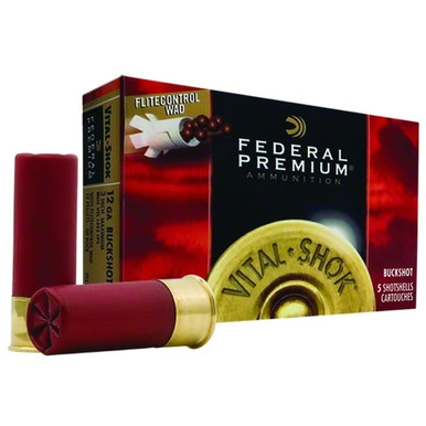 Shop FEDERAL Vital-Shok 12 Gauge 3in 00 Buckshot Ammo, 5 Round Box (PFC15700). Buy best Shotgun Shells from gritrsports.com | Reviews and Shipping options available