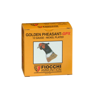 Shop FIOCCHI Golden Pheasant 12 Gauge 2.75in #5 Ammo, 25 Round Box (12GPX5). Buy best Shotgun Shells from gritrsports.com | Reviews and Shipping options available