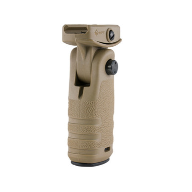 Shop MFT React Folding Scorched Dark Earth Vertical Fore Grip (RFGSDE). Buy best Gun Grips from gritrsports.com | Reviews and Shipping options available