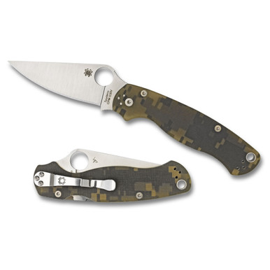 Shop SPYDERCO 3.4in Para-Military Folding Knife (C81GPCMO2). Buy best Folding Knives from gritrsports.com | Reviews and Shipping options available