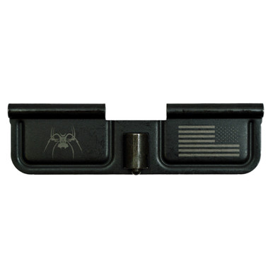 Shop SPIKE'S AR15 Ejection Port Door with Spider & Flag Engraving (SED7010). Buy best Ejection Port Doors from gritrsports.com | Reviews and Shipping options available
