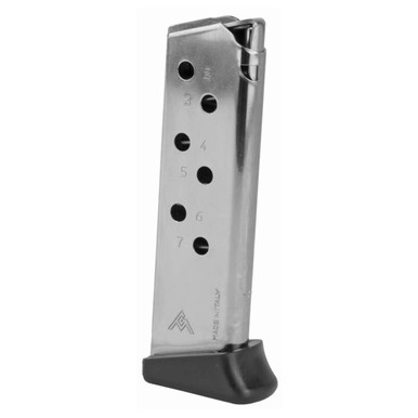 Shop MEC-GAR Walter PPK/S .380 ACP 7rd Nickel Magazine (MGWPPKSFRN). Buy best Pistol Magazines from gritrsports.com | Reviews and Shipping options available