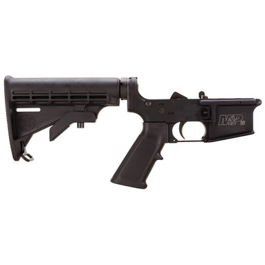 Shop SMITH & WESSON M&P 15 AR15 5.56 6 Position Stock Black Complete Lower Receiver (812002). Buy best Lower Receivers & Frames from gritrsports.com | Reviews and Shipping options available