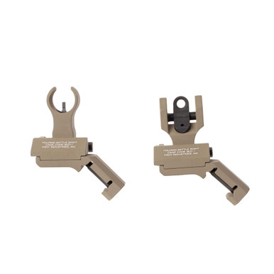 Shop TROY HK Front and Round Rear Flat Dark Earth Offset Sight Set (SSIG-45S-HRFT-00). Buy best Folding Sights from gritrsports.com | Reviews and Shipping options available