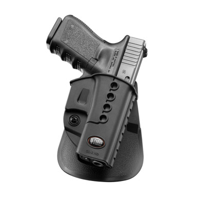 Shop FOBUS Glock 17,19,22,23,31,32,34,35,Walther PK 380 Right Hand Roto Evolution Paddle Holster (GL2E2RP). Buy best Holsters from gritrsports.com | Reviews and Shipping options available