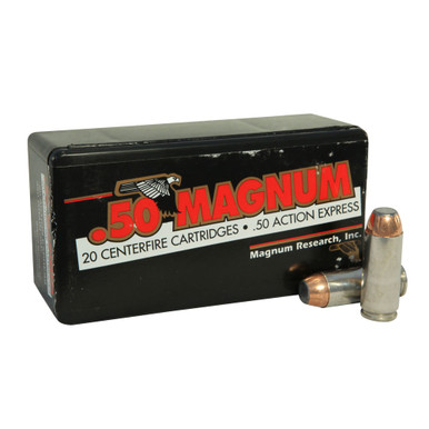 Shop MAGNUM RESEARCH .50 Action Express 350Gr JSP 20Rd Box Ammo (DEP50JSP350B). Buy best Handgun Ammo from gritrsports.com | Reviews and Shipping options available