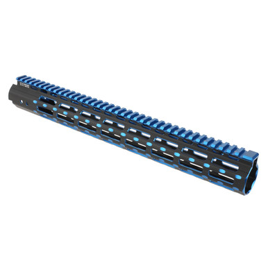 Shop UTG Pro AR15 M-Lok 15in Super Slim Black/Blue 2-Tone Handguard (MTU019SSMB2). Buy best Handguards from gritrsports.com | Reviews and Shipping options available