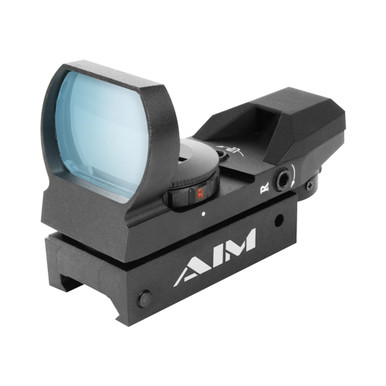 Shop AIM SPORTS 1x34mm Dual Illuminated 4 Reticles Reflex Sight (RT4-03). Buy best Red Dot Sights from gritrsports.com | Reviews and Shipping options available