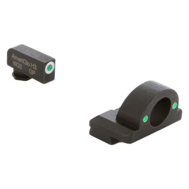 Shop AMERIGLO Glock Ghost Ring Green with White Outline Front & Green Rear Sights (GL-125). Buy best Night Sights from gritrsports.com | Reviews and Shipping options available
