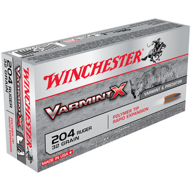 WINCHESTER VarmintX 204 Ruger 32Gr 20rd Box Bullets X204P