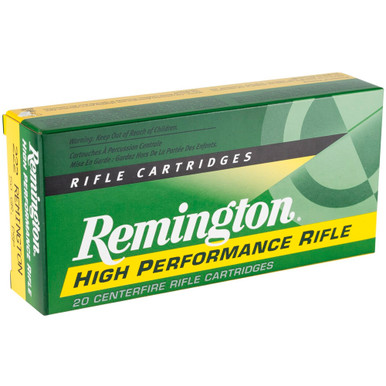 REMINGTON High Perfomance Rifle 222 Rem 50Gr Pointed Soft Point 20rd Box Bullets 21303
