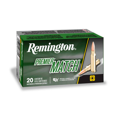 REMINGTON Premier Match 68mm 115Gr Boat Tail Hollow Point 20rd Box Bullets 27676