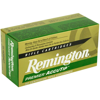 Shop REMINGTON Premier AccuTip 22 Hornet 35Gr AccuTip-V 50rd Box Bullets (29154). Buy best Rifle Bullets from gritrsports.com | Reviews and Shipping options available