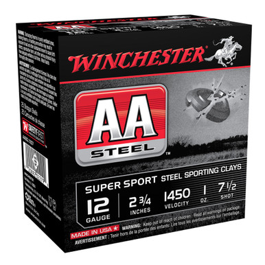 Shop WINCHESTER AA 12Ga 1oz 2.75in #7.5 Lead Shot 25rd Box Shotshells (AASCL12S7). Buy best Shotgun Shells from gritrsports.com | Reviews and Shipping options available