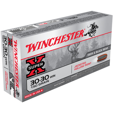 WINCHESTER SuperX 3030 150Gr Jacketed Hollow Point 20rd Box Rifle Bullets X30301