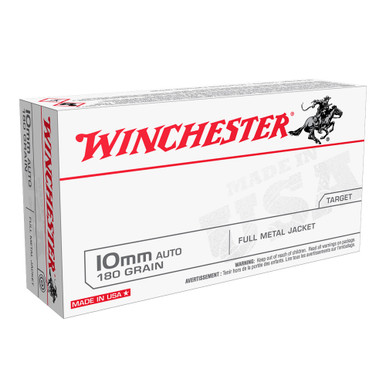Shop WINCHESTER USA 10mm Auto 180Gr FMJ 50rd Box Ammo (USA10MM). Buy best Handgun Bullets from gritrsports.com | Reviews and Shipping options available