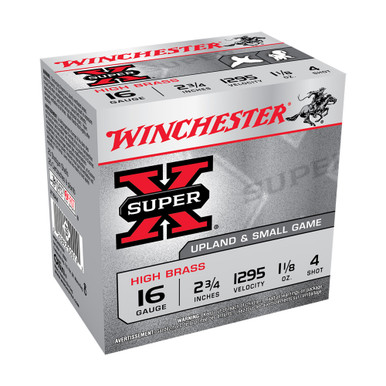 Shop WINCHESTER AMMO Super-X 16Ga 2.75in 4-Shot HiBrass Shotgun Shells (X16H4). Buy best Shotgun Shells from gritrsports.com | Reviews and Shipping options available