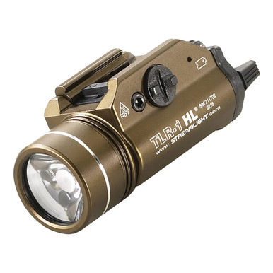 Shop STREAMLIGHT TLR-1 HL 1000 Lumens Rail Mounted Flat Dark Earth Brown Tactical Light (69267). Buy best Weapon Lights from gritrsports.com | Reviews and Shipping options available