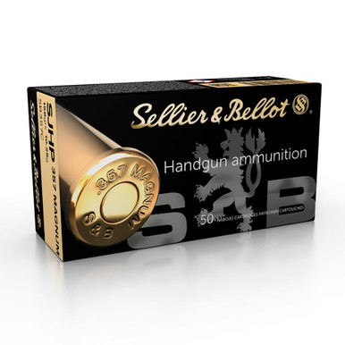 SELLIER  BELLOT 357 Magnum 158Gr SJHP 50rd Box Bullets SB357C