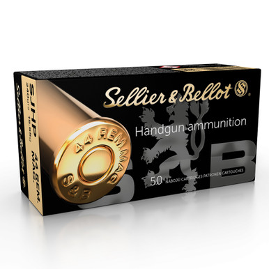 Shop SELLIER & BELLOT 44 Rem Mag 240Gr SJHP 50rd Box Bullets (SB44C). Buy best Handgun Bullets from gritrsports.com | Reviews and Shipping options available