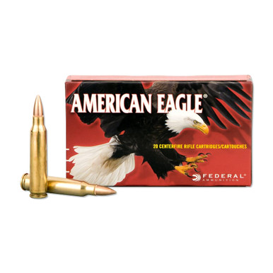 Shop FEDERAL American Eagle 308 Win. 150 Grain FMJ Ammo, 20 Round Box (AE308D). Buy best Rifle Ammo from gritrsports.com | Reviews and Shipping options available