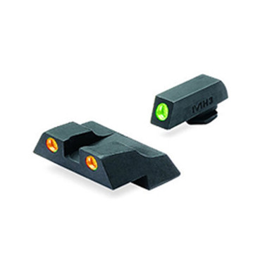 Shop MEPROLIGHT Tru-Dot Glock 26,27 Tritium Fiber Optic Green,Orange Front & Rear Iron Sight (ML10226O). Buy best Night Sights from gritrsports.com | Reviews and Shipping options available